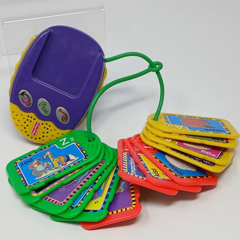 Works- Fisher Price Learning Sensations Alphabet Flash Cards